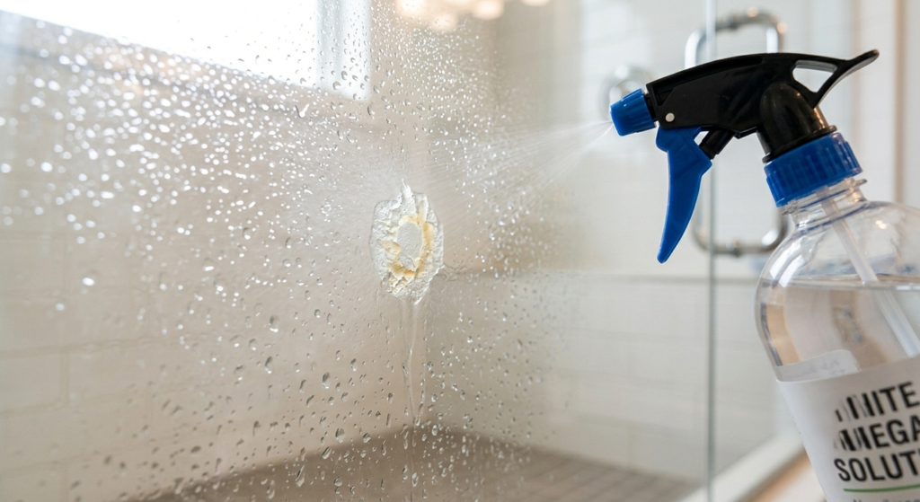remove dried silicone from glass doors