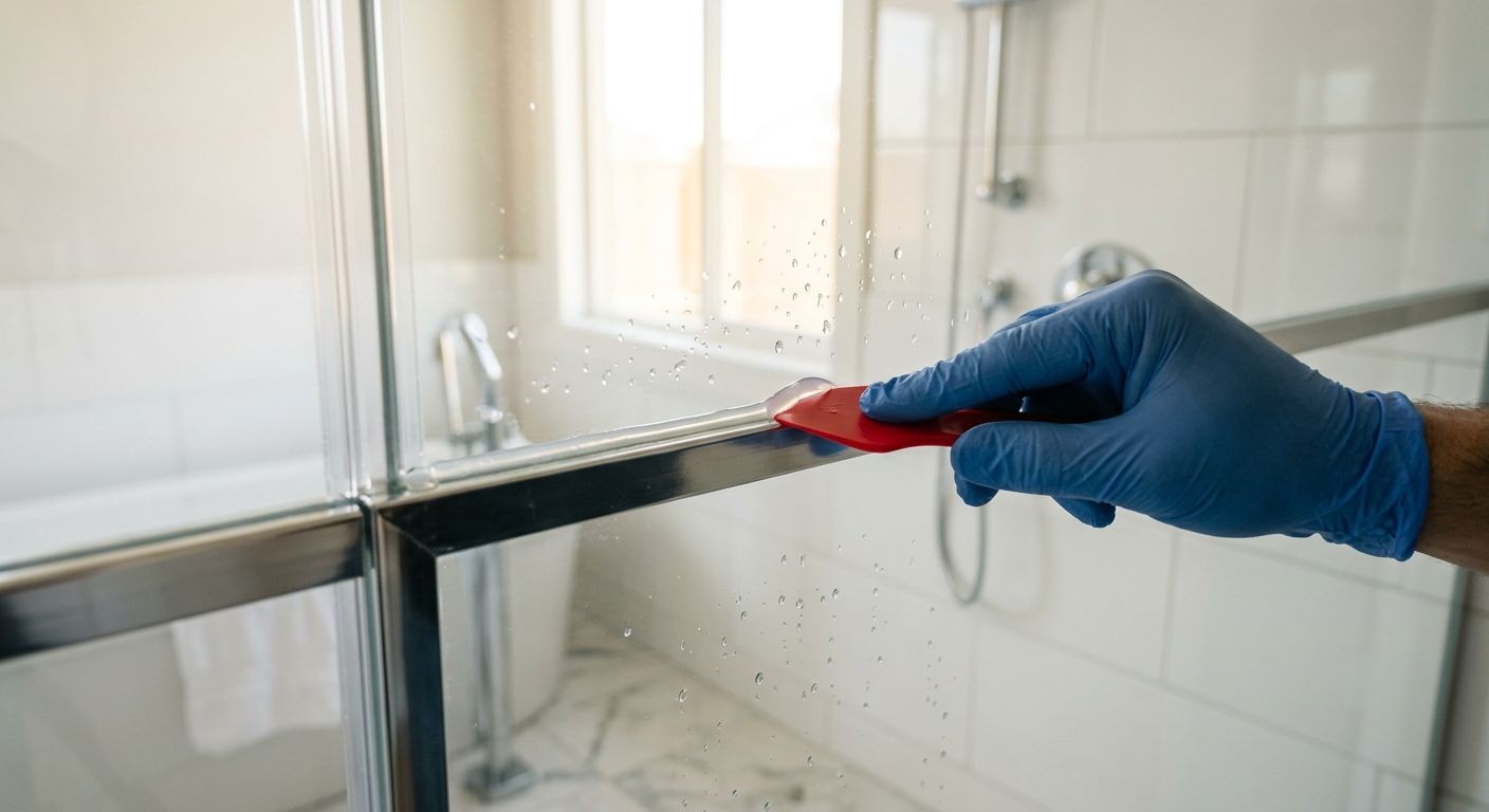 remove silicone from glass