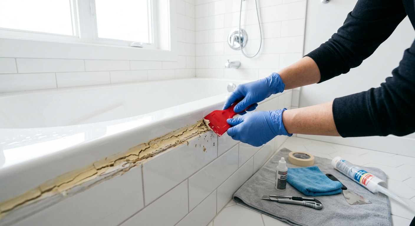 silicone sealant removal