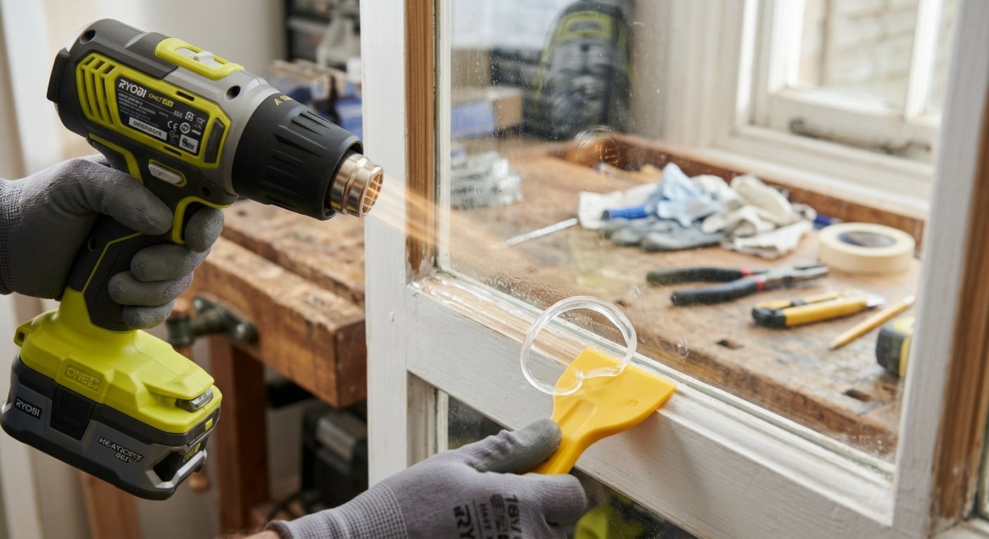 How to Use a Heat Gun to Remove Silicone from Glass